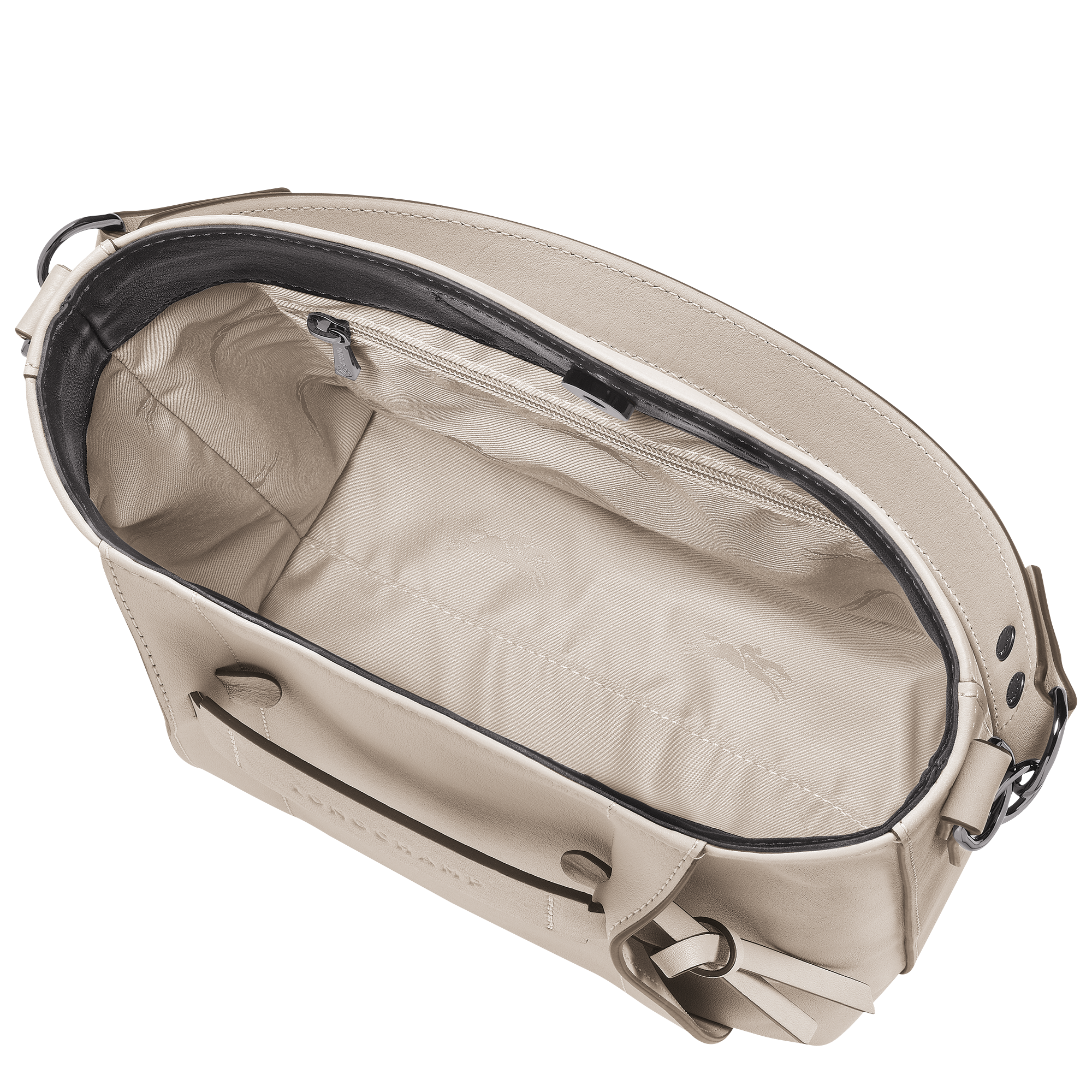 Longchamp 3D 斜挎包 S, 陶灰色