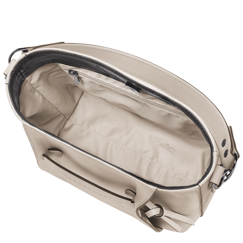 Longchamp 3D S 斜挎包 , 陶灰色 - 皮革  - 查看 5 5
