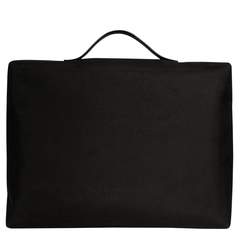 Boxford S Briefcase , Black - Recycled canvas  - View 4 of  4