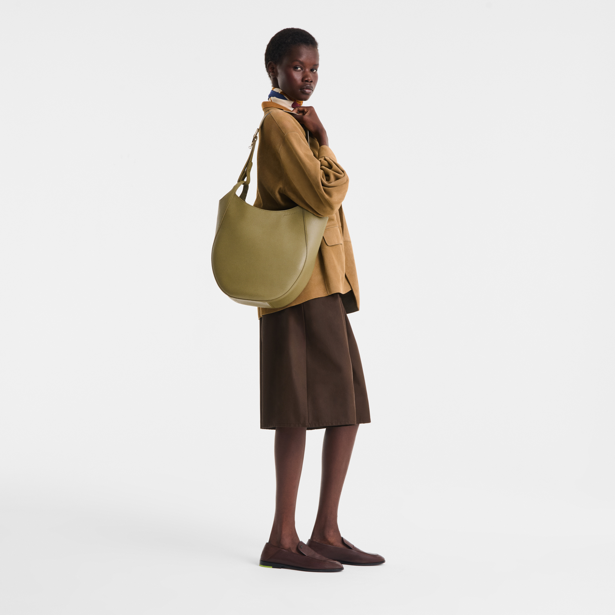 Le Foulonn&eacute; Hobo 袋 L, Lichen