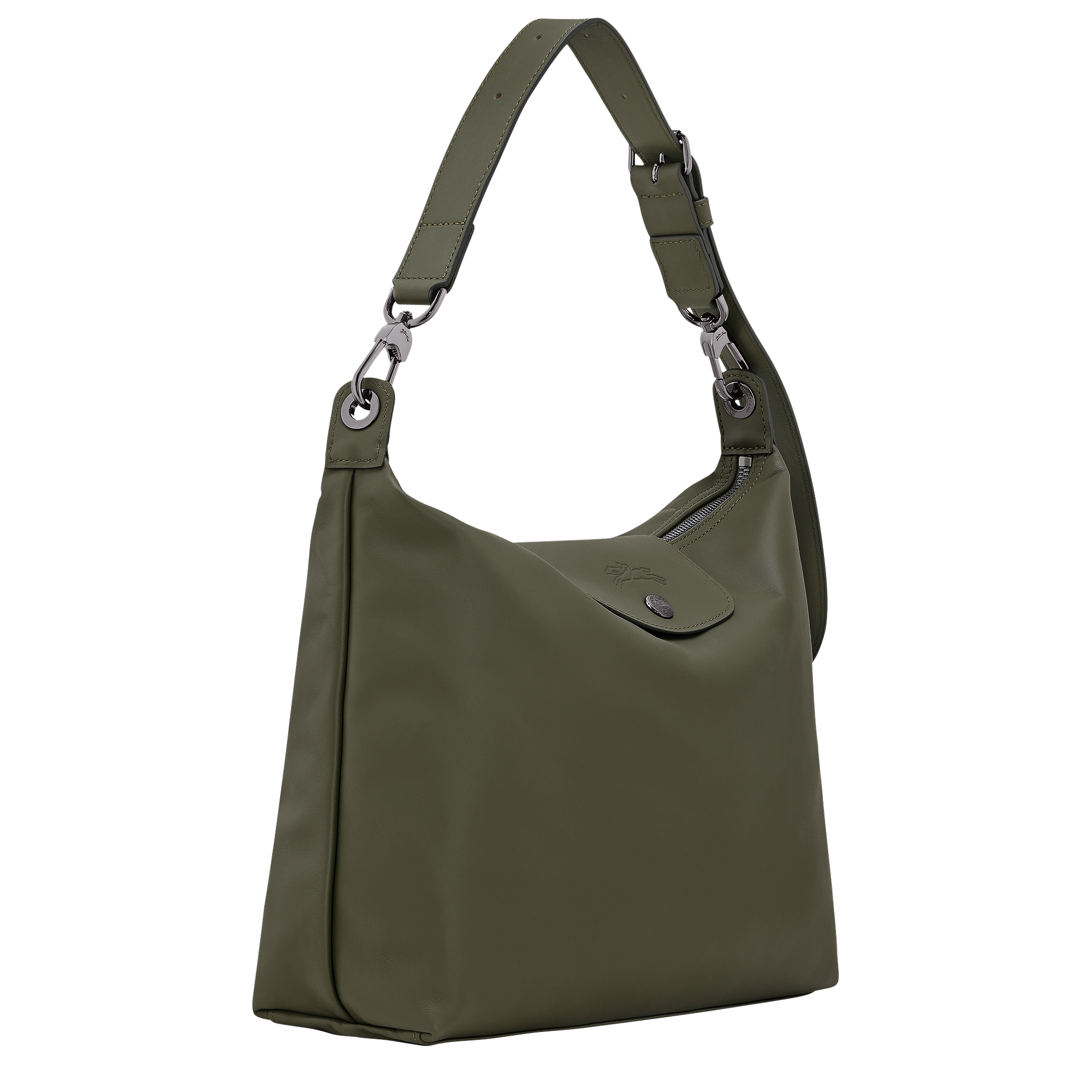 Le Pliage Xtra Hobo 袋 M, 冷杉色
