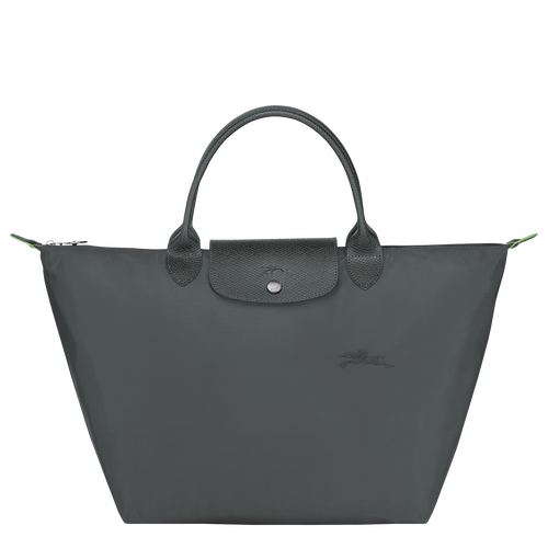 Le Pliage Green M Handbag , Graphite - Recycled canvas - View 1 of  6
