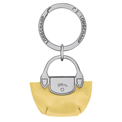 Le Pliage Xtra Key ring , Lime - Leather