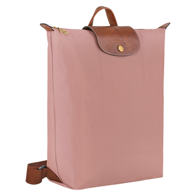 Le Pliage Original M 双肩背包 , 茶粉色 - 帆布