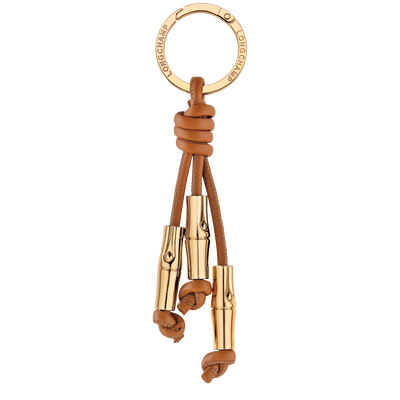 Le Roseau Key ring , Cashew - Leather