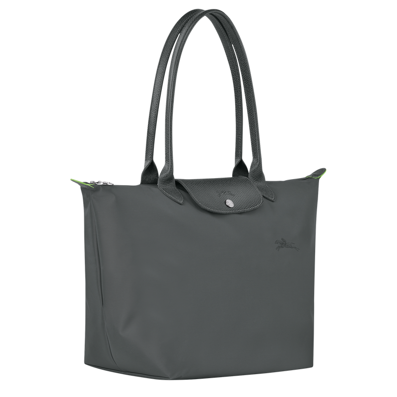 Le Pliage Green L 托特包 , 石墨黑 - 再生帆布  - 查看 3 6