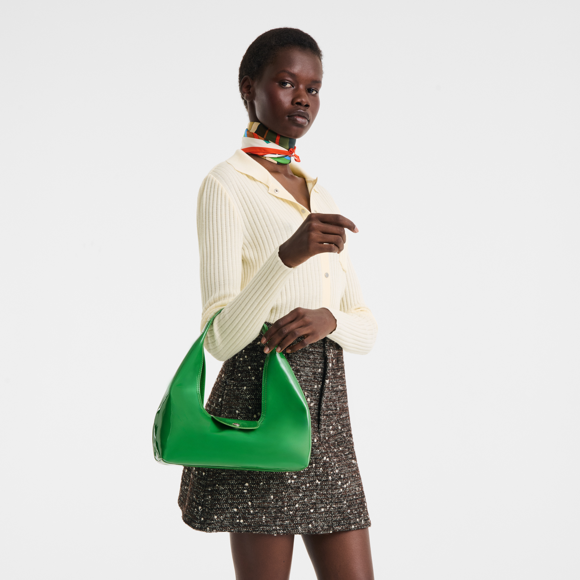 Le Pliage Xtra Shoulder bag M, Matcha