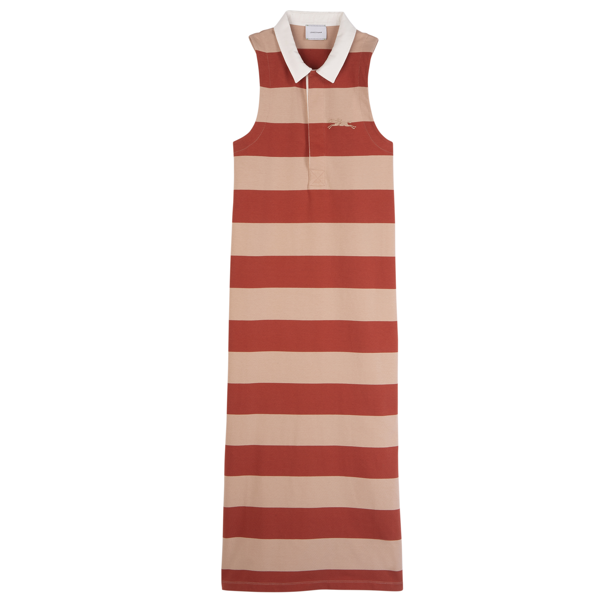 null Polo 裙, Cream/Coral