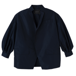 和服式夹克 , 海军蓝色 - 高科技塔夫绸