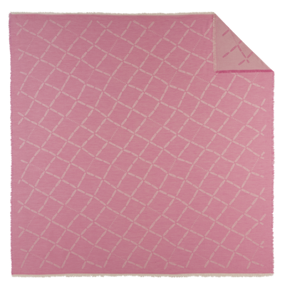 Le Roseau Stole , Marshmallow - Cotton blend