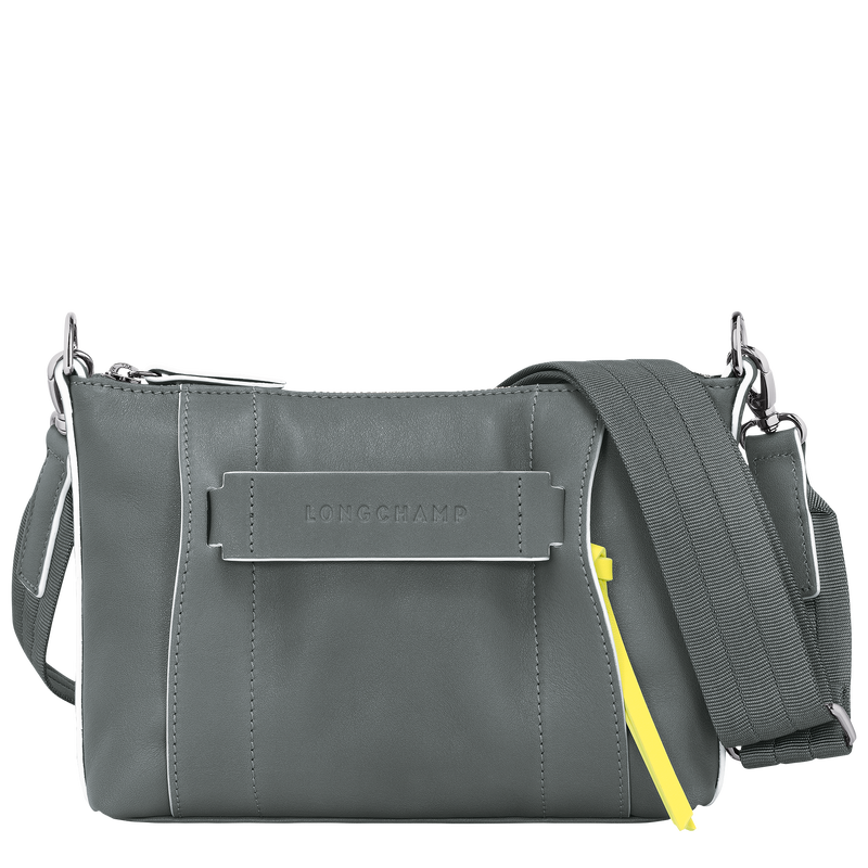 Longchamp 3D S 斜挎包 , 金属灰 - 皮革  - 查看 1 2