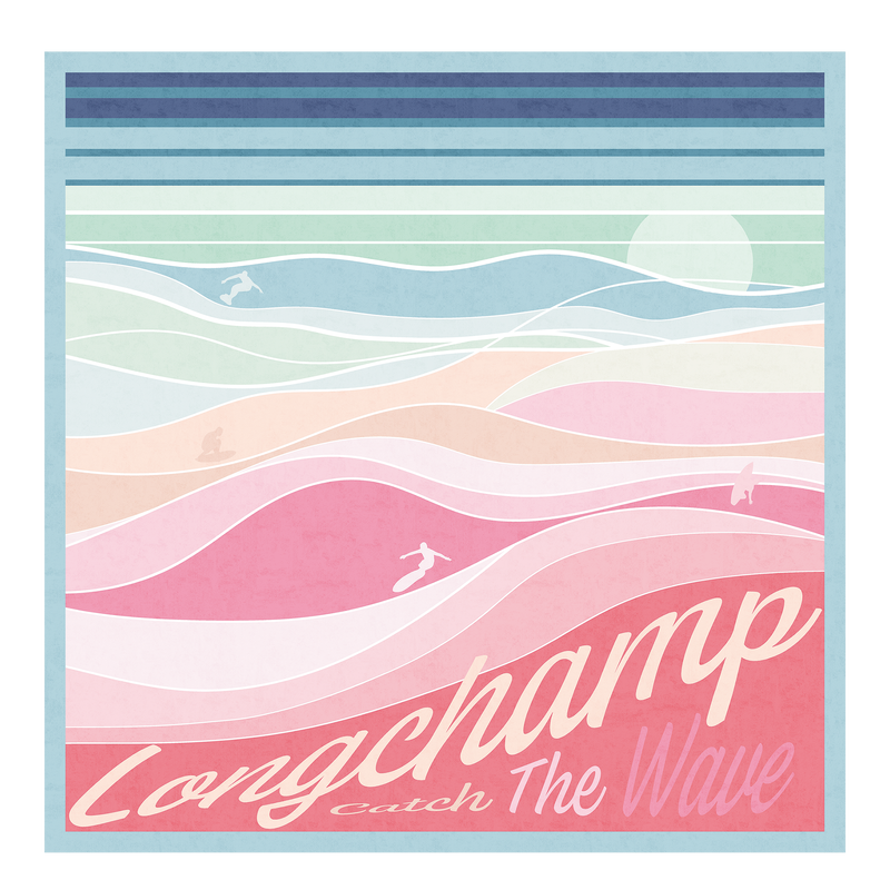 En Pleine Vague Silk scarf 50 , Rainbow - Silk  - View 1 of  2