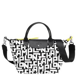 Le Pliage LGP S 手提包 , 黑/白色 - 帆布