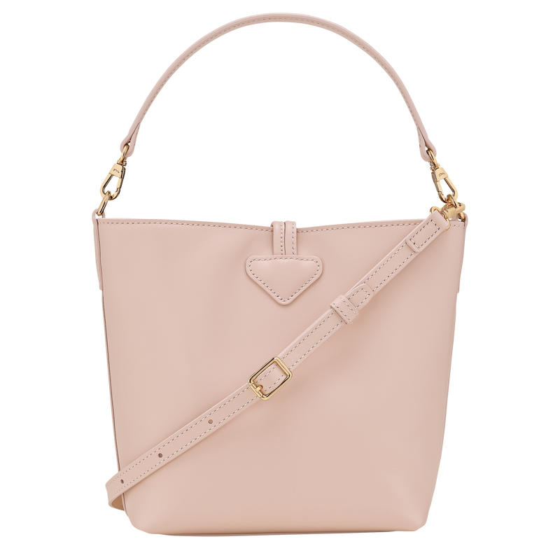 Le Roseau XS Bucket bag , Petal Pink - Leather  - View 4 of  6