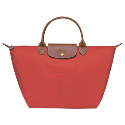 Le Pliage Original M 手提包 , 番茄红 - 再生帆布