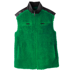 Fall/Winter 2023 Collection Sleeveless cardigan , Lawn - Leather