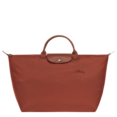 Le Pliage Green L 旅行包 , 栗子色 - 再生帆布