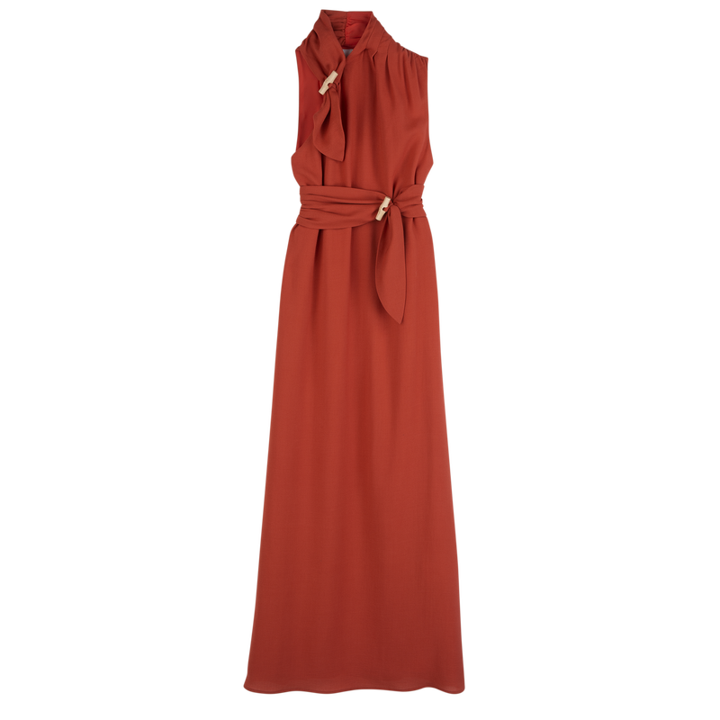 Dress , Red - Gabardine  - View 1 of  5