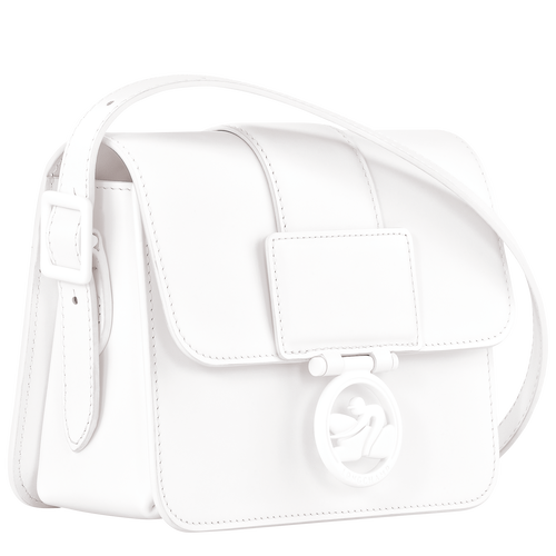 Box-Trot S Crossbody bag , White - Leather - View 3 of  5