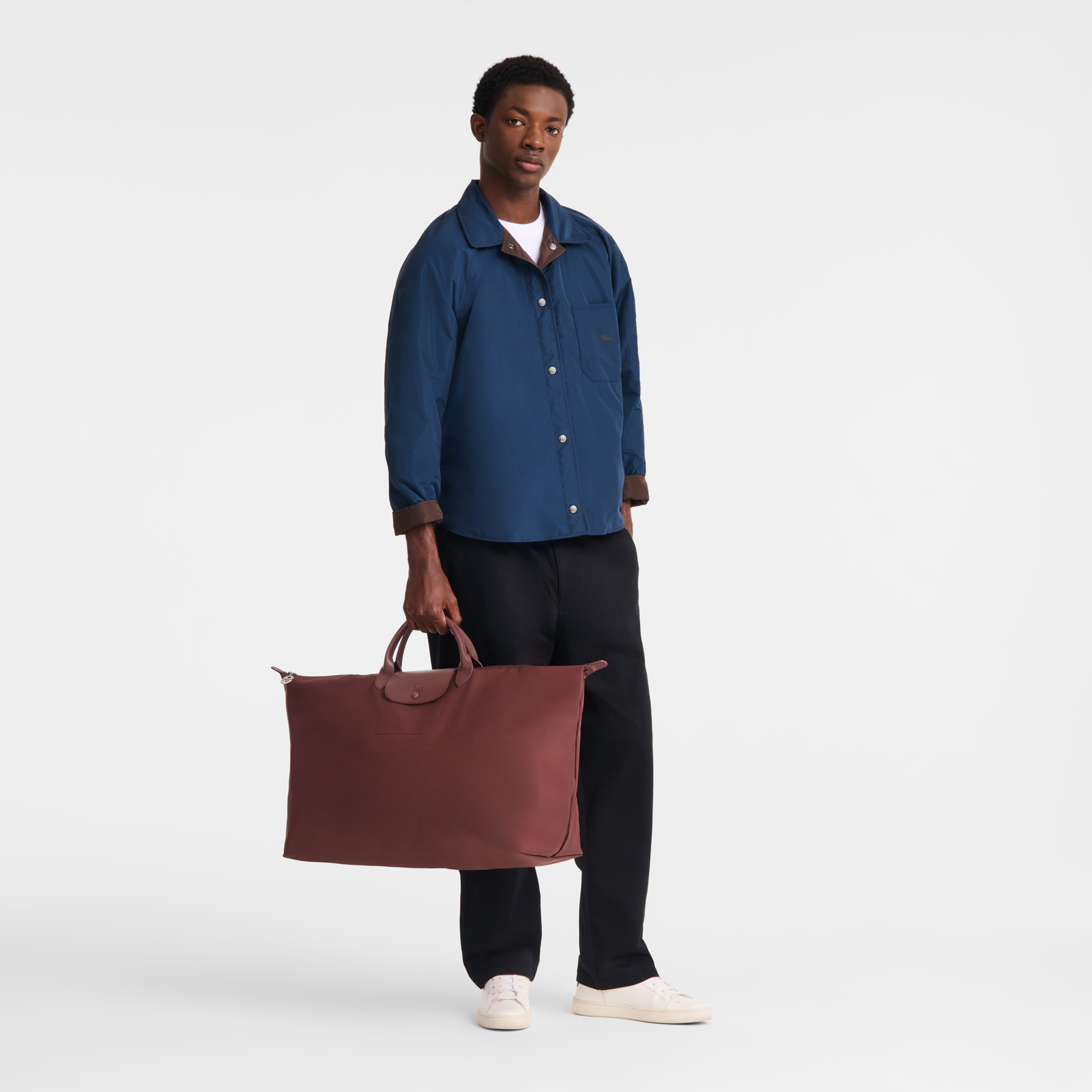 Le Pliage One Travel bag XL, Burgundy