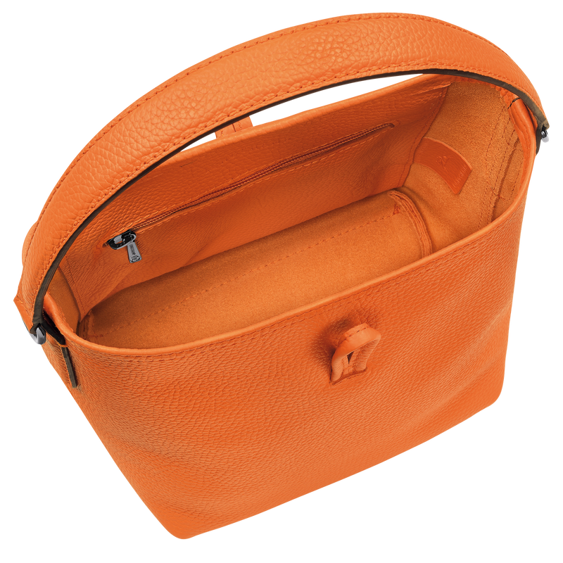 Roseau Essential XS Bucket bag , Orange - Leather  - View 5 of  6