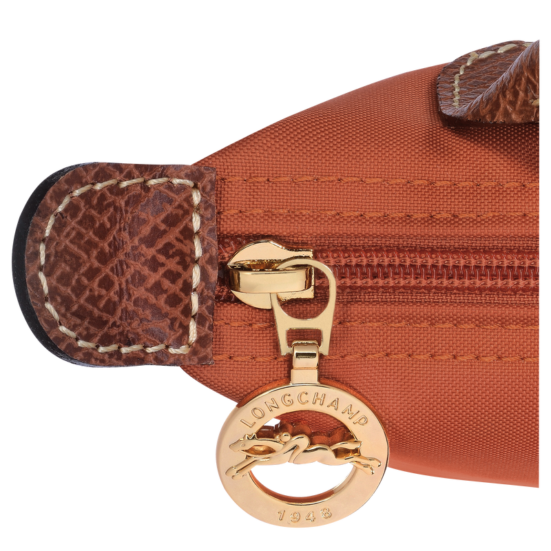 Le Pliage Original 化妆包 , 砖红色 - 再生帆布  - 查看 6 6