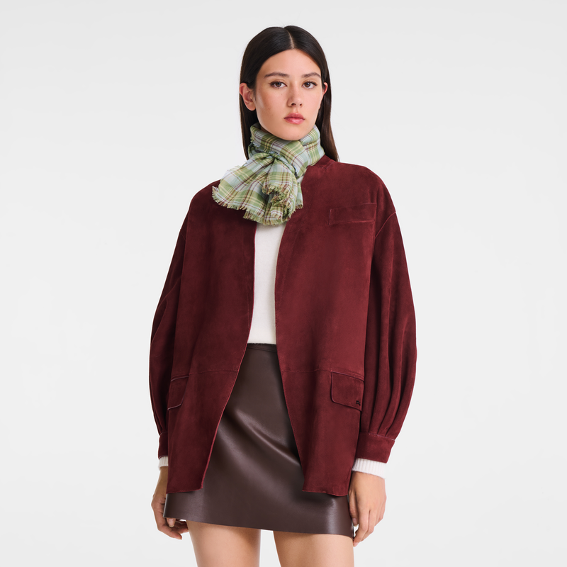 Tartans Longchamp 披肩 , 青苔翠 - 棉  - 查看 2 2