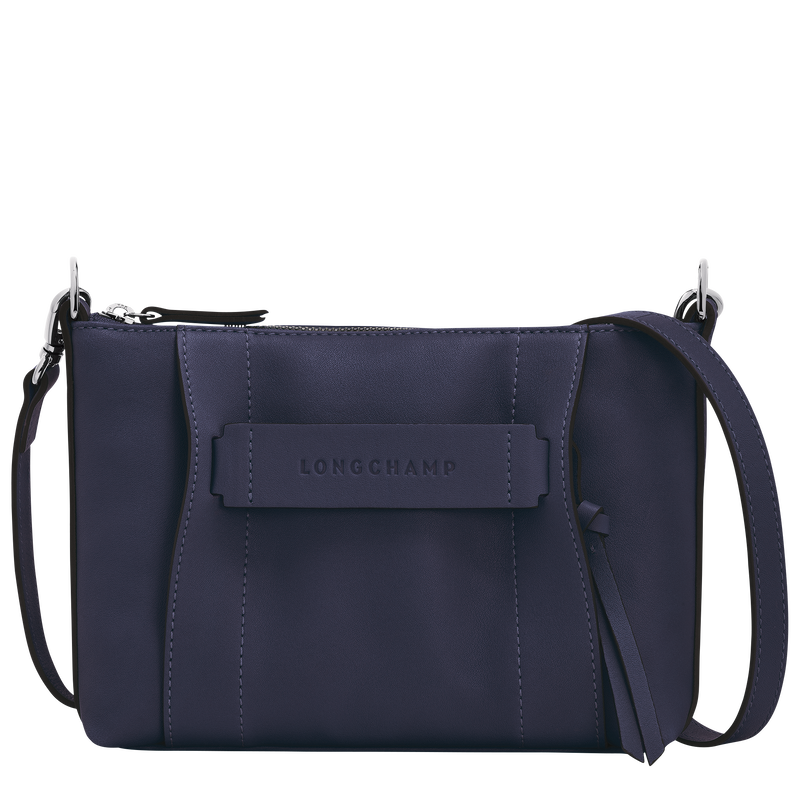 Longchamp 3D S 斜挎包 , 浆果紫 - 皮革  - 查看 1 4