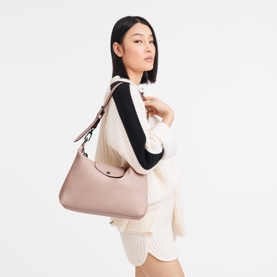 Le Pliage Xtra M Hobo 袋 , 裸色 - 皮革