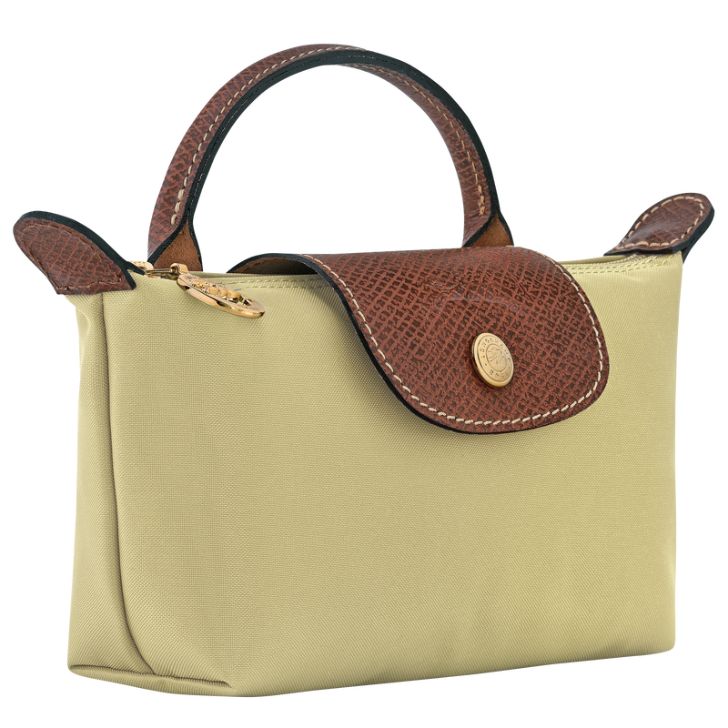 Le Pliage Original 化妆包 , 开心果绿 - 再生帆布  - 查看 3 6