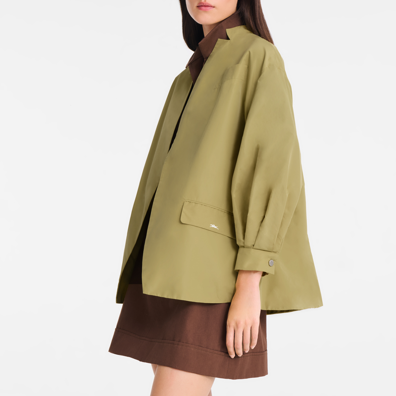 Kimono jacket , Pistachio - Techno taffeta  - View 5 of  5