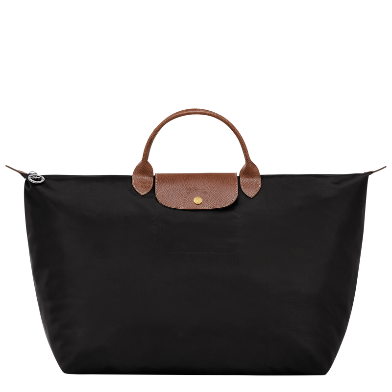 Le Pliage Original L 旅行包 , 黑色 - 再生帆布  - 查看 1 6