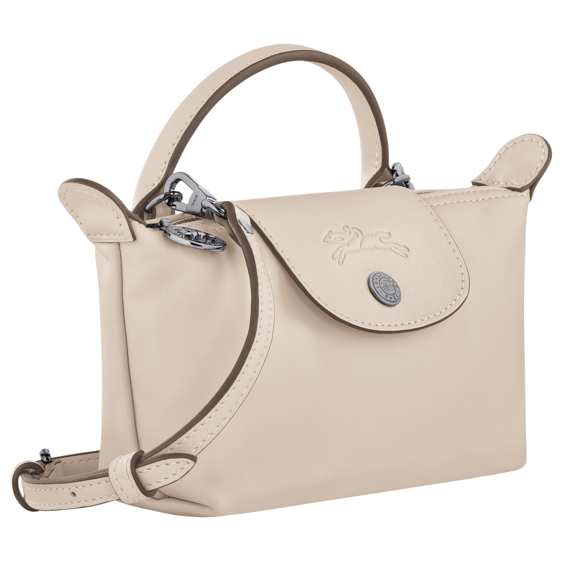 Le Pliage Xtra XS 手拿包 , 米白色 - 皮革  - 查看 3 6