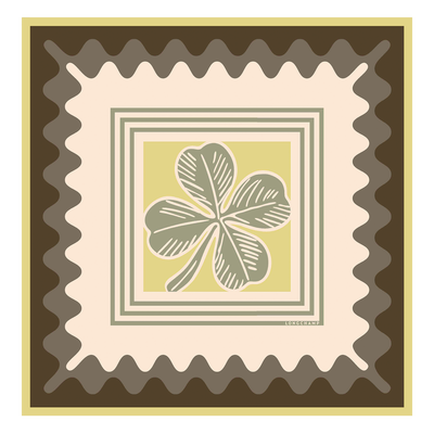 Porte-Bonheur Longchamp 丝巾 70 , - 真丝