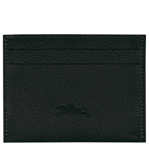 Le Foulonné Cardholder , Black - Leather - View 2 of  3