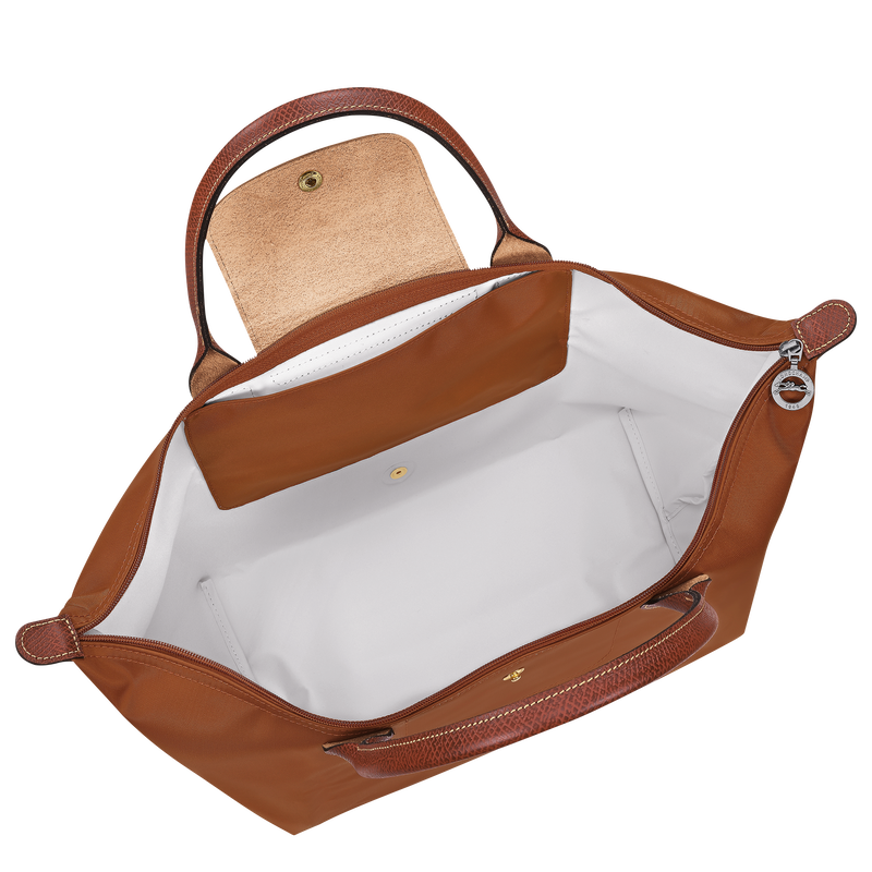 Le Pliage Original L Handbag , Cognac - Canvas  - View 5 of  8