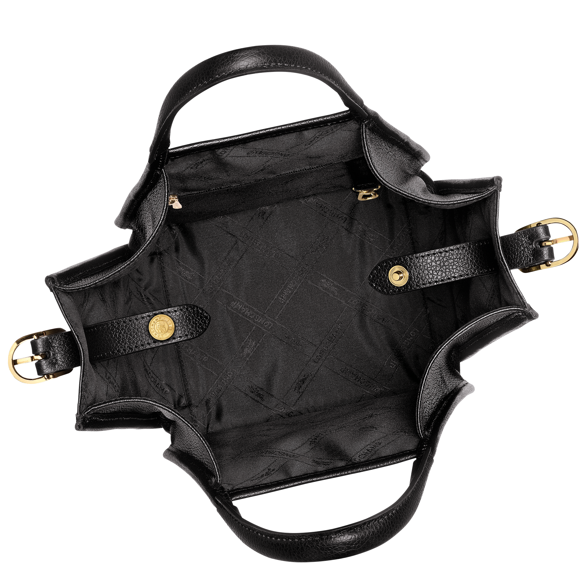 Le Foulonné Handbag S, Black