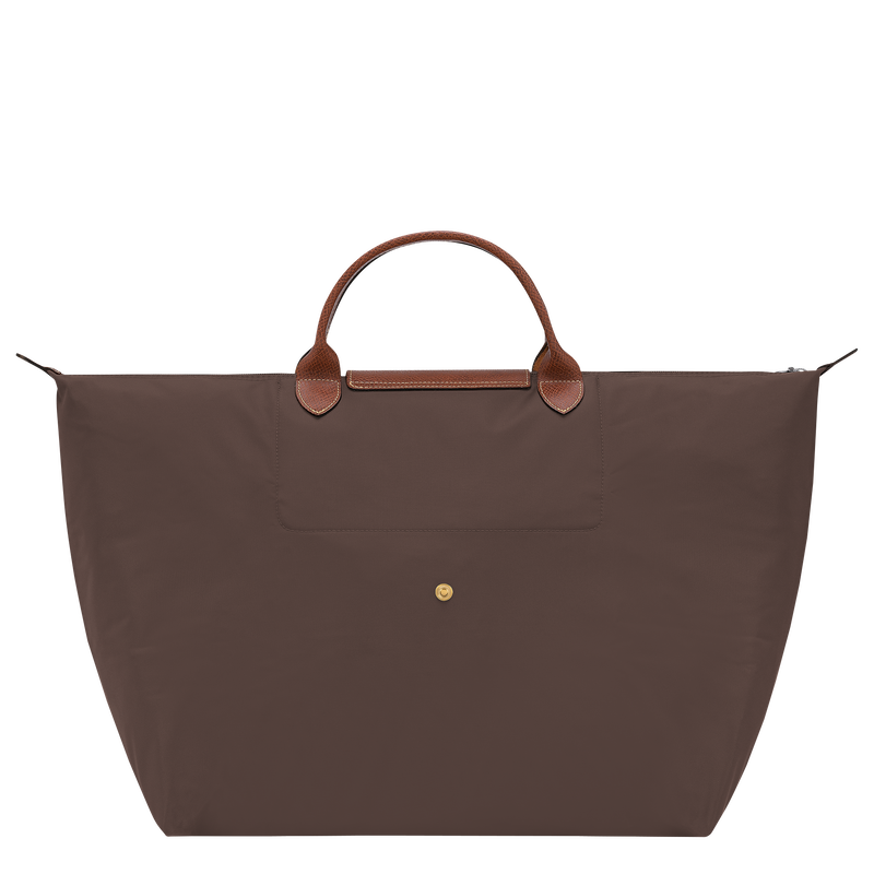 Le Pliage Original L Travel bag , Mocha - Recycled canvas  - View 3 of  6