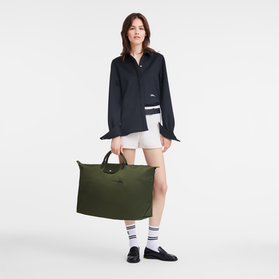 Le Pliage Green XL 旅行包 , 森林绿 - 再生帆布