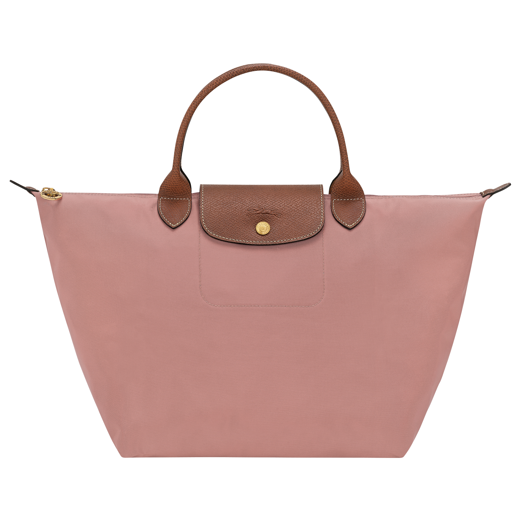 Le Pliage Original Handbag M, Pink Tea