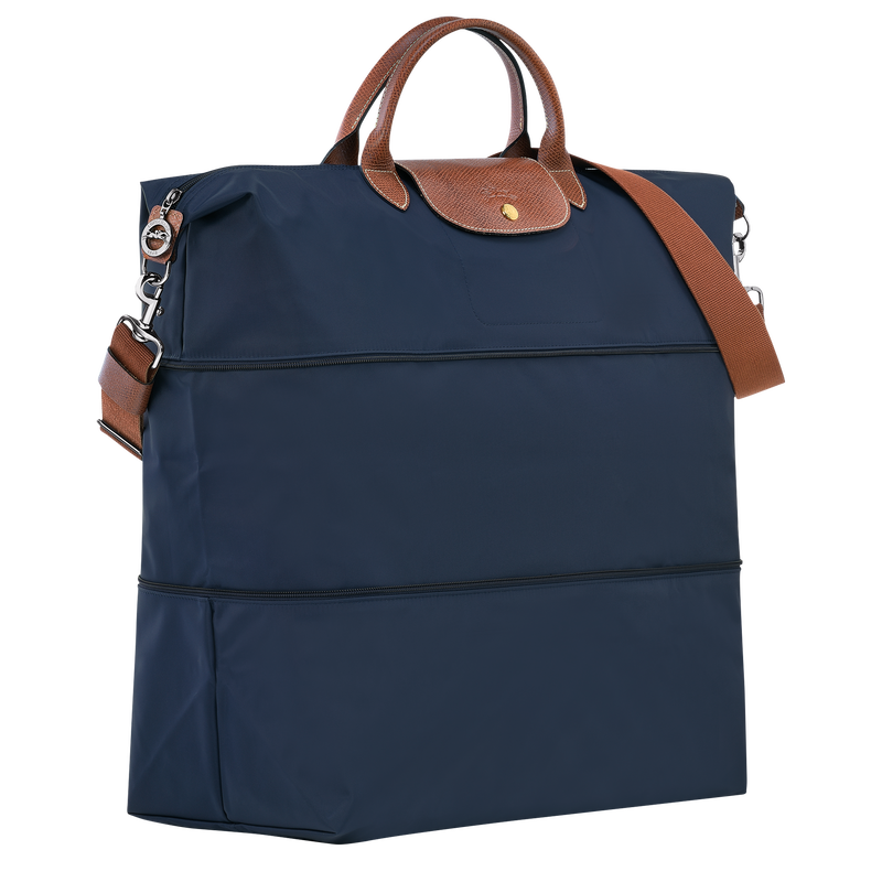 Le Pliage Original Travel bag expandable , Navy - Recycled canvas  - View 2 of  6