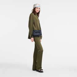 Longchamp 3D S 斜挎包 , 黑色 - 皮革