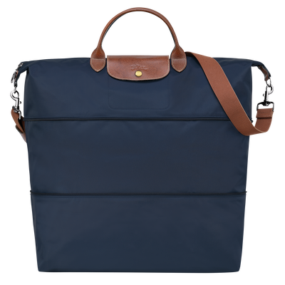 Le Pliage Original 可扩展旅行包 , 海军蓝色 - 再生帆布