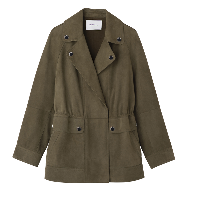 Safari jacket , Khaki - Leather  - View 1 of  6