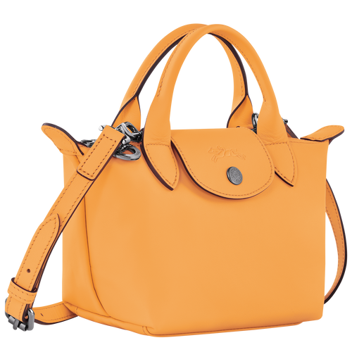 Le Pliage Xtra XS Handbag , Apricot - Leather - View 3 of  5