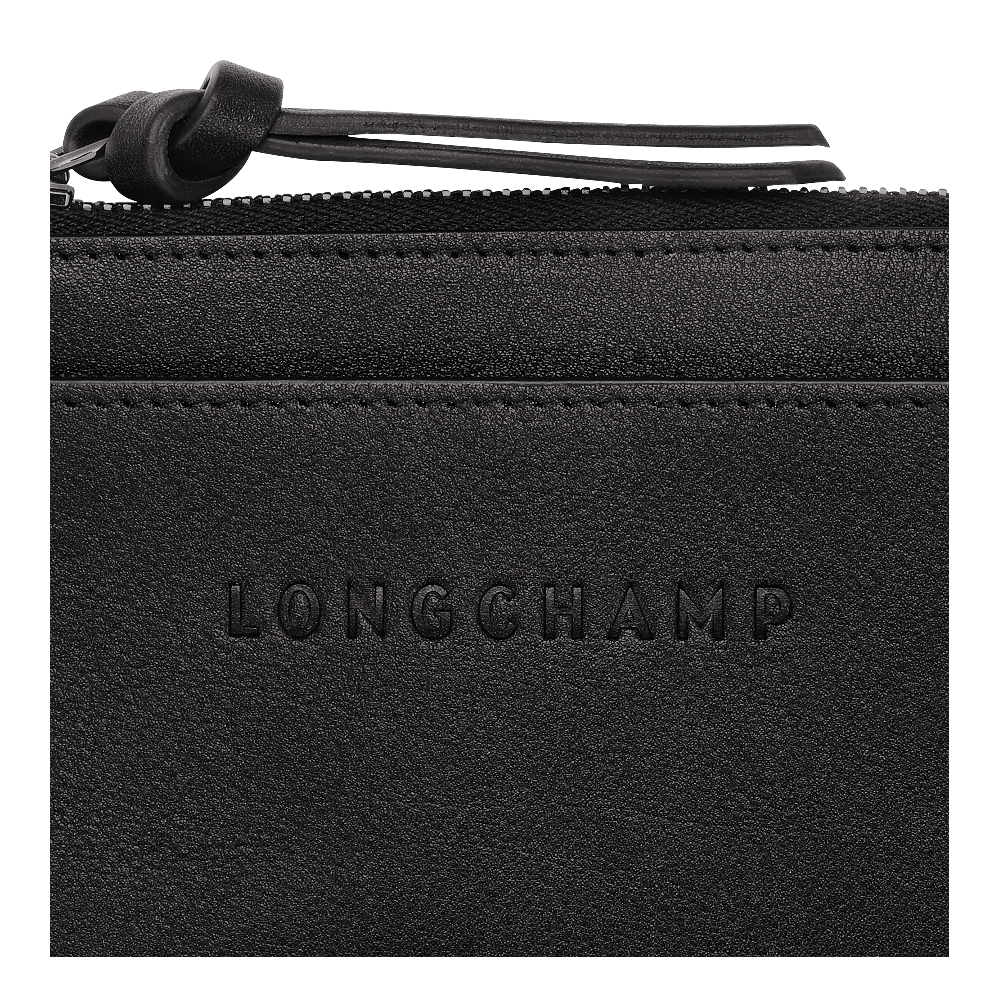 Longchamp 3D 卡夹, 黑色