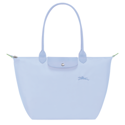 Le Pliage Green L 大号单肩包 , 天蓝色 - 再生帆布