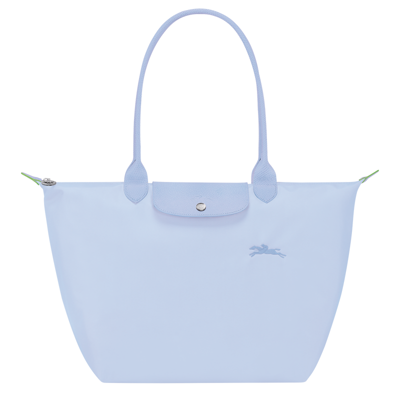 Le Pliage Green L 大号单肩包 , 天蓝色 - 再生帆布  - 查看 1 5