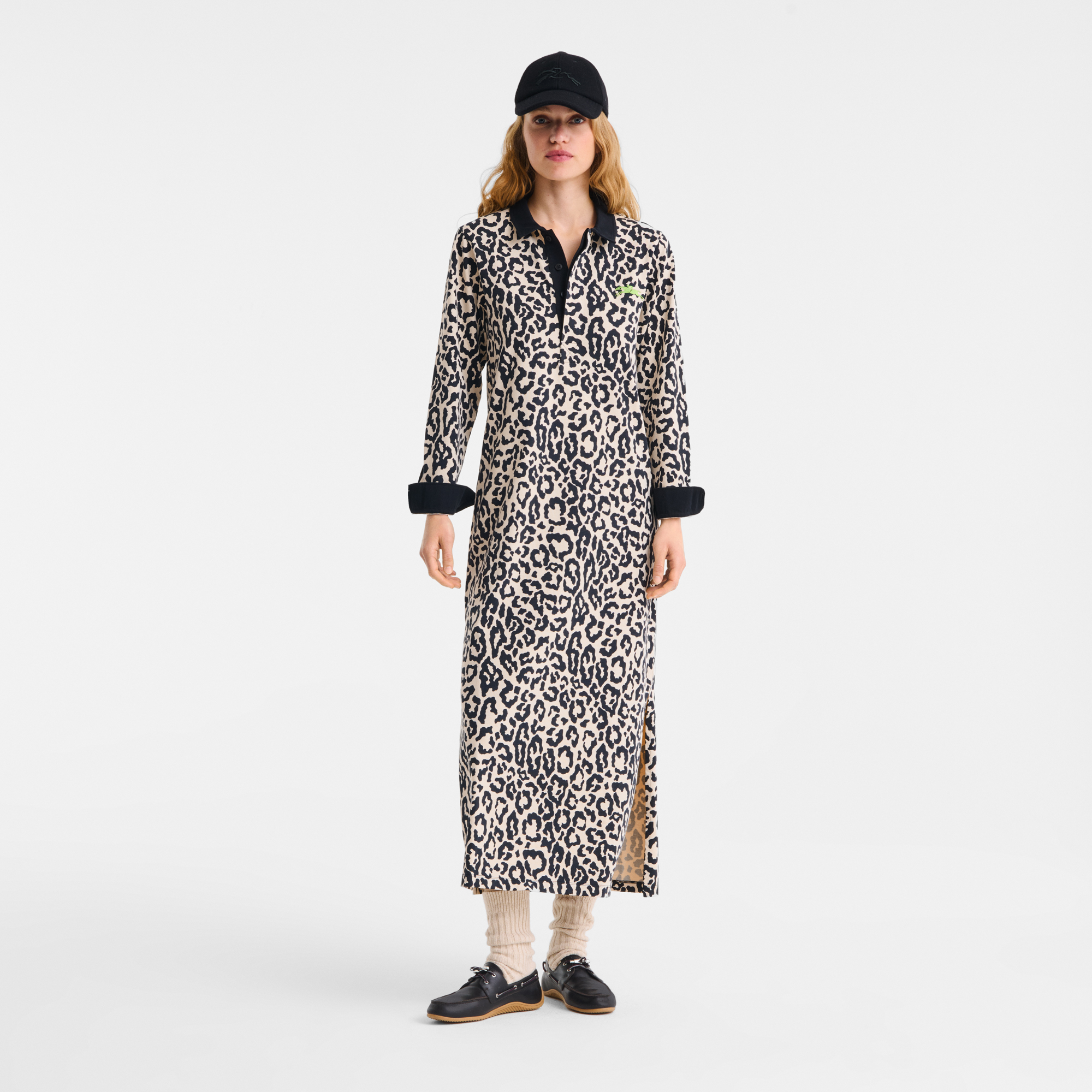 null 连衣裙, Black/Beige