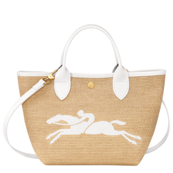 Le Panier Pliage S 小号手提包 , 白色 - 帆布